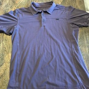 Men’s Large deep plum Arc’Teryx polo.